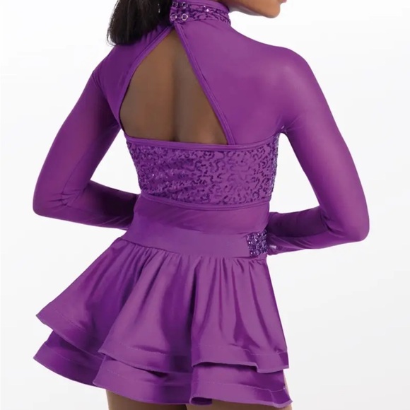 Tap/jazz costume, purple, small adult, weissman’s - Picture 2 of 6